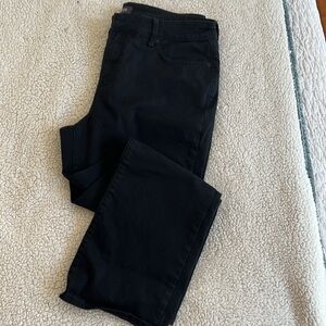 SALE $$ NYDJ Marilyn Straight Leg 14 black ankle jeans